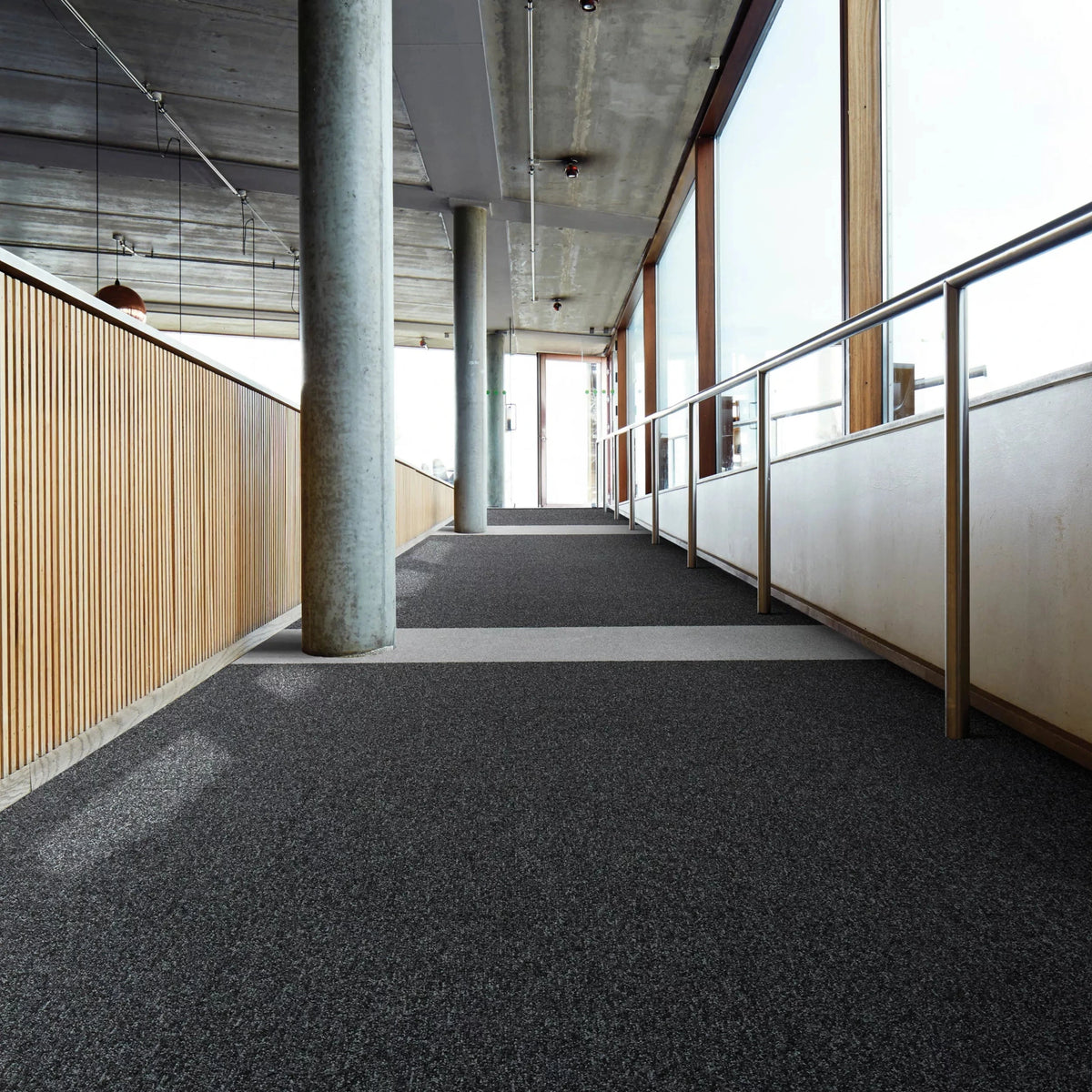 Heuga 727 Carpet Tiles - Coal (4122123)